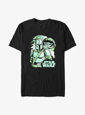 Star Wars The Mandalorian Mando Pop Big & Tall T-Shirt