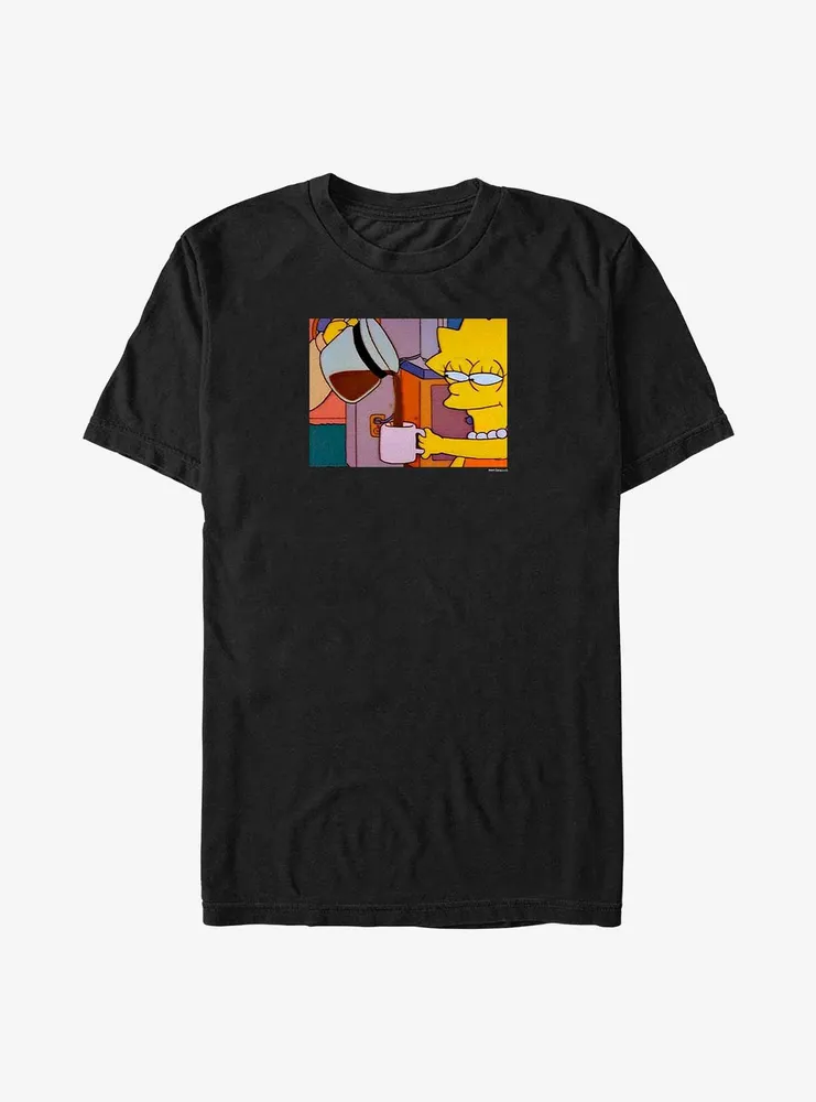 The Simpsons Lisa Coffee Big & Tall T-Shirt