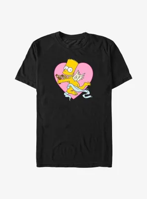 The Simpsons Cupid Bart Big & Tall T-Shirt