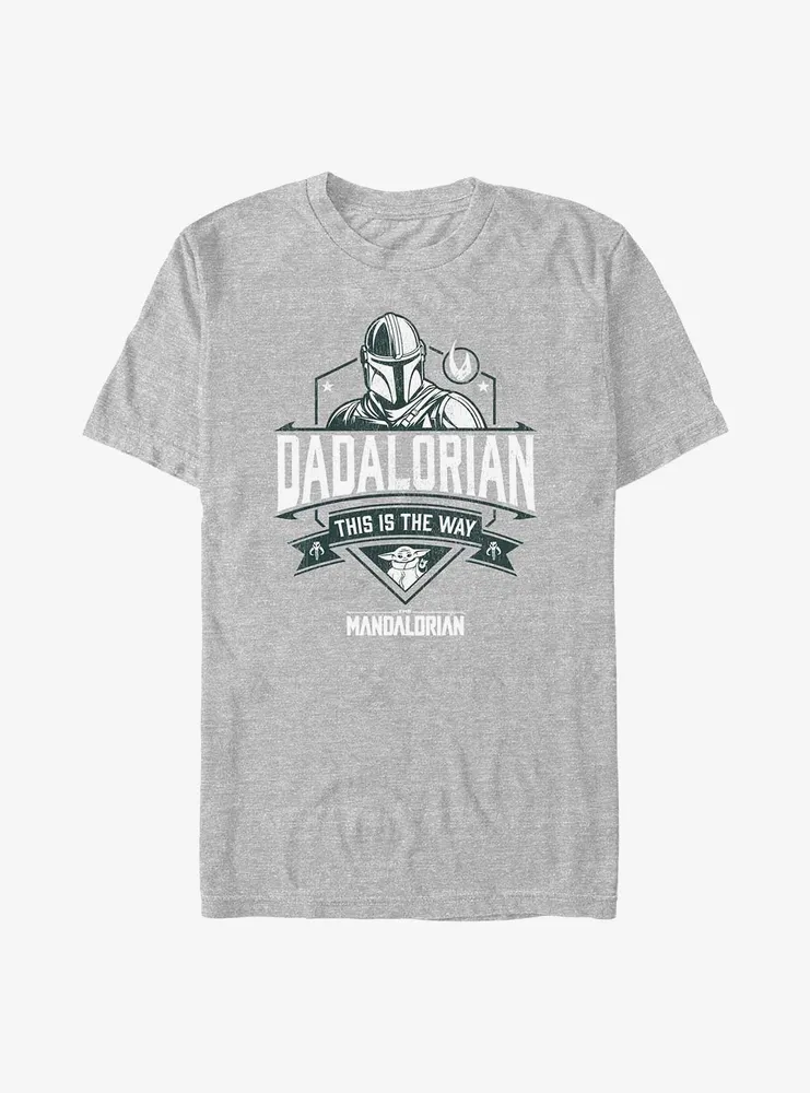 Star Wars The Mandalorian Dadalorian Crest Big & Tall T-Shirt