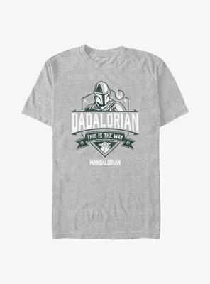 Star Wars The Mandalorian Dadalorian Crest Big & Tall T-Shirt