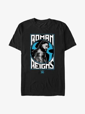 WWE Roman Reigns Poster Big & Tall T-Shirt