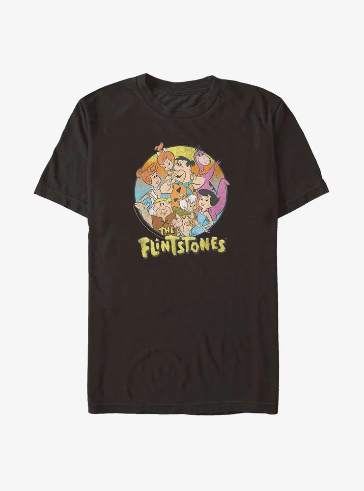 The Flintstones Family Badge Big & Tall T-Shirt