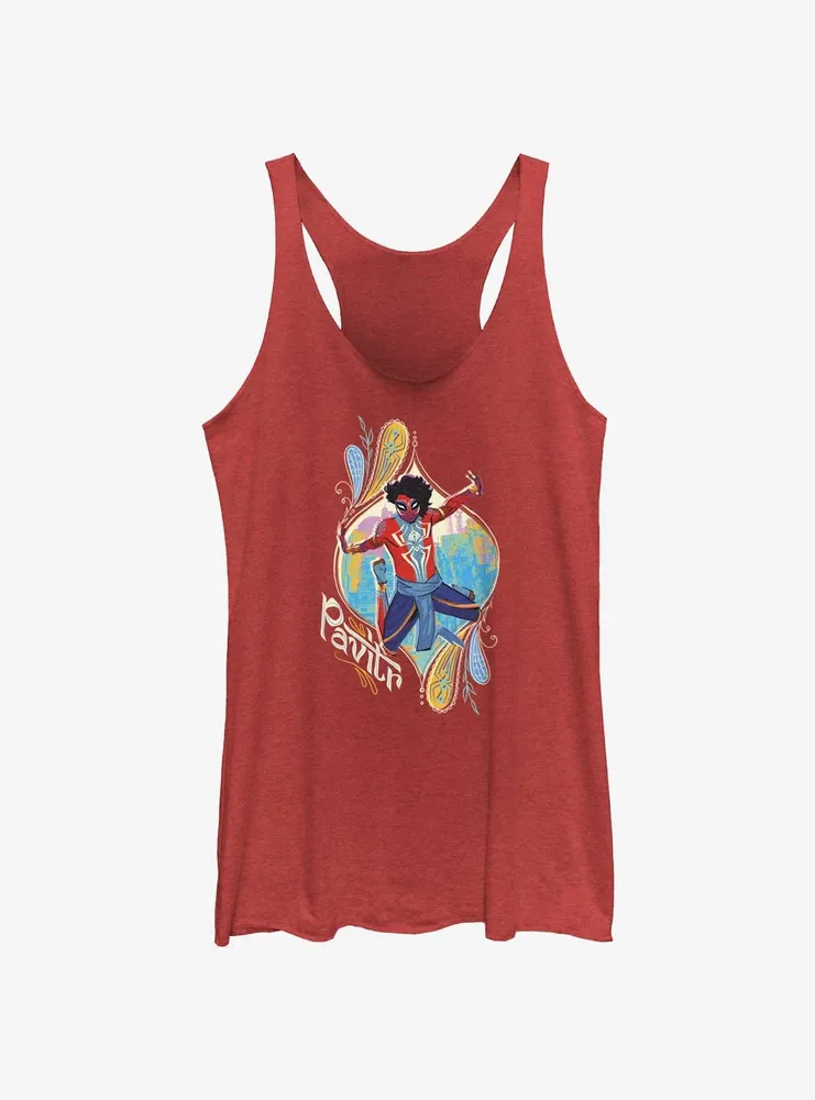 Marvel Spider-Man: Across The Spiderverse Pavitr Jump Womens Tank Top