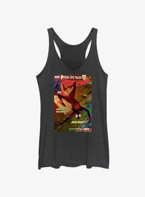 Marvel Spider-Man: Across The Spiderverse Comic Cover Womens Tank Top