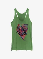 Marvel Spider-Man: Across The Spiderverse Trio Badge Womens Tank Top