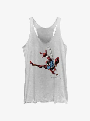 Marvel Spider-Man: Across The Spiderverse Spider Scarlet Pose Womens Tank Top