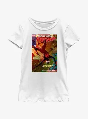 Marvel Spider-Man: Across The Spiderverse Comic Cover Youth Girls T-Shirt