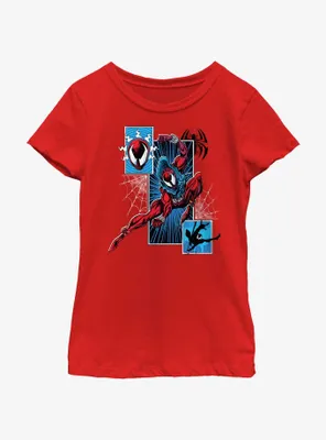 Marvel Spider-Man: Across The Spiderverse Scarlet Spider Senses Tingling Youth Girls T-Shirt