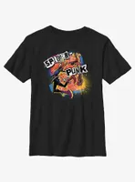 Marvel Spider-Man: Across The Spiderverse Rock On Spider-Punk Youth T-Shirt