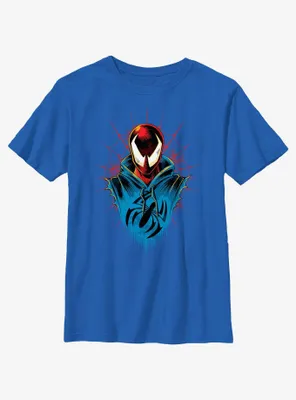 Marvel Spider-Man: Across The Spiderverse Scarlet Spider Head Youth T-Shirt