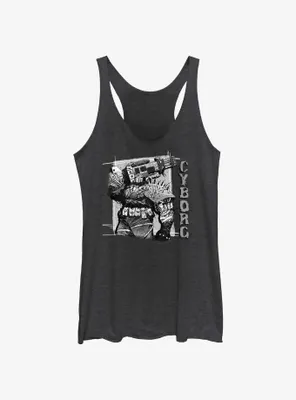 Marvel Spider-Man: Across The Spiderverse Cyborg Spider-Woman Poster Womens Tank Top