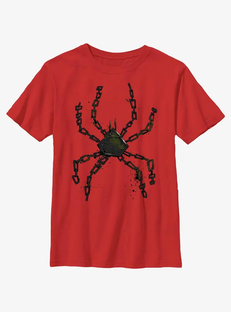 Marvel Spider-Man: Across The Spiderverse Cyborg Spider-Woman Icon Youth T-Shirt