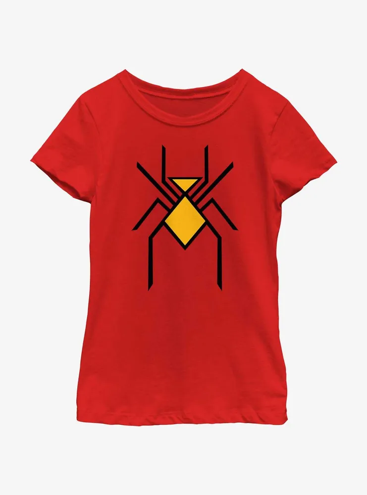 Marvel Spider-Man: Across The Spiderverse Jessica Drew Spider-Woman Icon Youth Girls T-Shirt