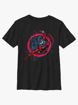 Marvel Spider-Man: Across The Spiderverse Scarlet Spider Badge Youth T-Shirt