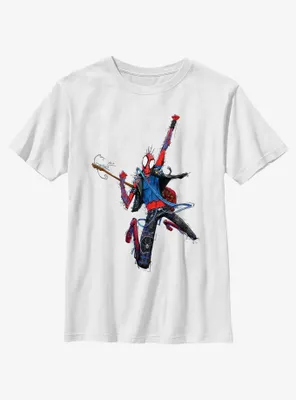 Marvel Spider-Man: Across The Spiderverse Spider-Punk Youth T-Shirt