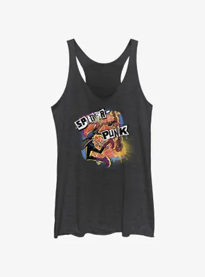 Marvel Spider-Man: Across The Spiderverse Rock On Spider-Punk Womens Tank Top