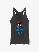 Marvel Spider-Man: Across The Spiderverse Scarlet Spider Head Womens Tank Top