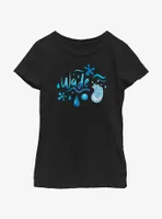 Disney Pixar Elemental Wade Element Badge Youth Girls T-Shirt