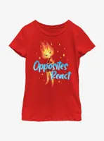 Disney Pixar Elemental Ember Opposite Youth Girls T-Shirt