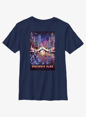 Disney Pixar Elemental Periodic Park Element City Youth T-Shirt