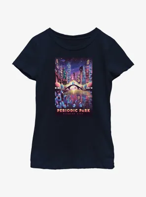 Disney Pixar Elemental Periodic Park Element City Youth Girls T-Shirt