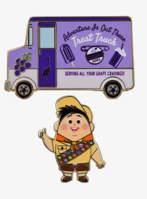 Our Universe Disney Pixar Up Food Truck & Russell Enamel Pin Set - BoxLunch Exclusive