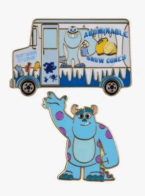 Our Universe Disney Pixar Monsters, Inc. Food Truck & Sully Enamel Pin Set - BoxLunch Exclusive