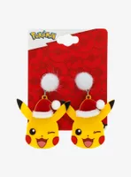 Pokémon Pikachu Santa Hat Earrings - BoxLunch Exclusive