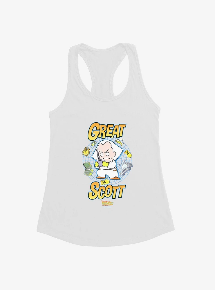 Back To The Future Anime Great Scott Girls Tank