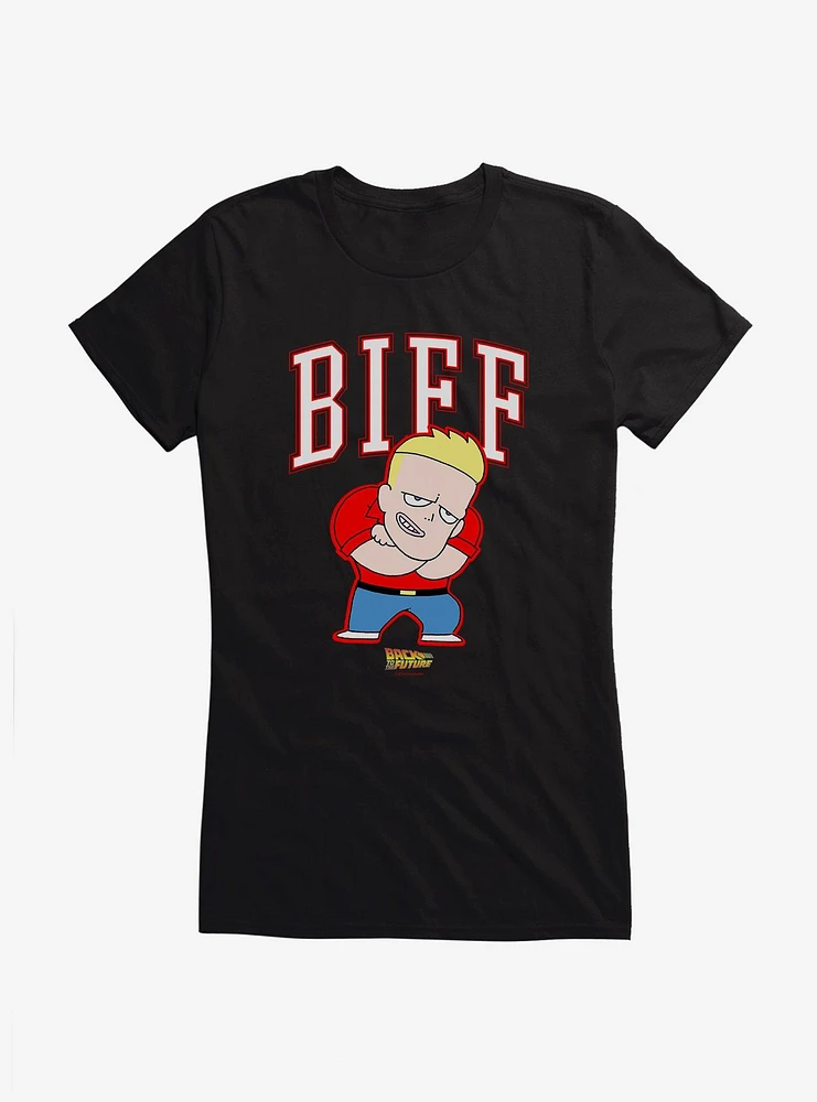Back To The Future Anime Biff Girls T-Shirt
