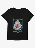 Back To The Future Anime Collage Girls T-Shirt Plus