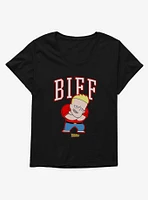 Back To The Future Anime Biff Girls T-Shirt Plus