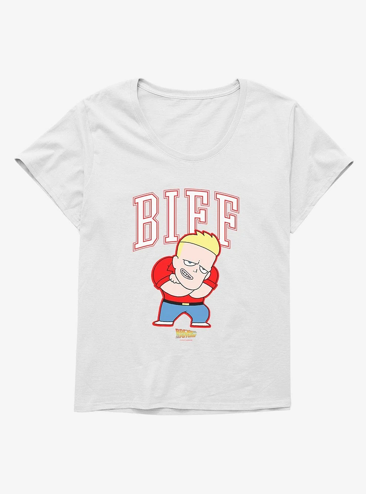 Back To The Future Anime Biff Girls T-Shirt Plus