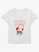 Back To The Future Anime Biff Girls T-Shirt Plus