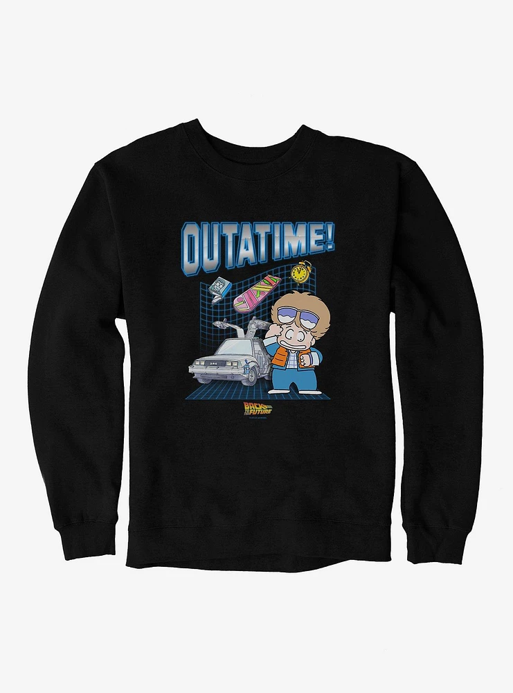 Back To The Future Anime Outatime! Sweatshirt