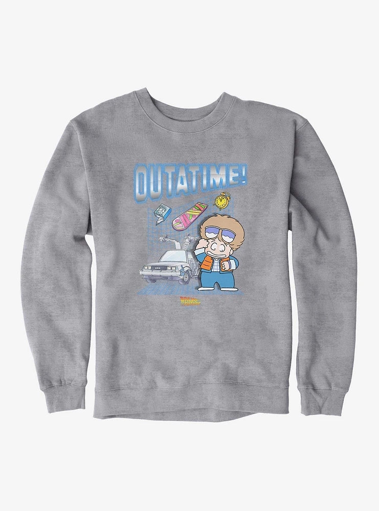 Back To The Future Anime Outatime! Sweatshirt