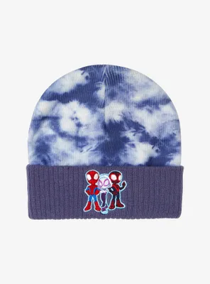 Marvel Spidey and His Amazing Friends Group Portrait Tie-Dye Youth Beanie - BoxLunch Exclusive