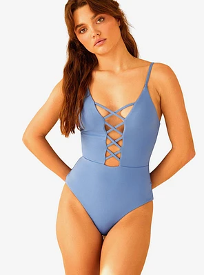 Dippin' Daisy's Bliss Swim One Piece South Pacific Blue
