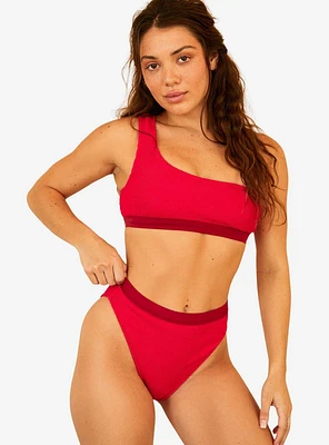 Dippin' Daisy's Ultra Swim Bottom Sunset Glow Red