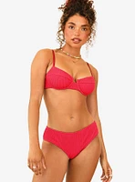 Dippin' Daisy's Siren Swim Bottom Sunset Glow Red