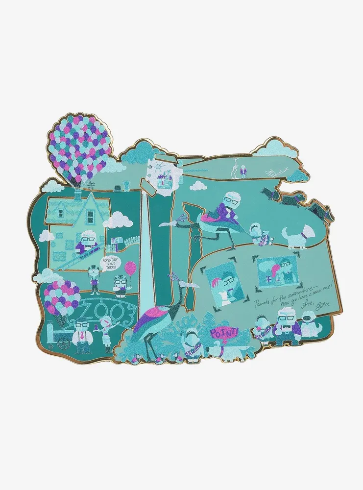 Disney Pixar Up Scenic Collage Enamel Pin - BoxLunch Exclusive