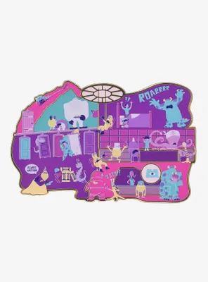 Disney Pixar Monsters, Inc. Scenic Collage Enamel Pin - BoxLunch Exclusive