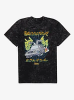 Back To The Future Anime 88MPH Mineral Wash T-Shirt