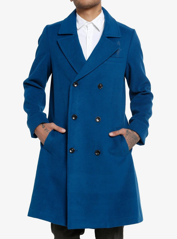 Doctor Who TARDIS Double-Breasted Coat