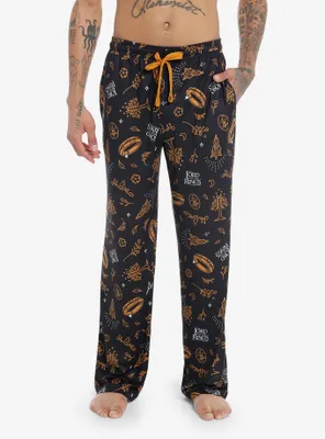 The Lord Of Rings Icons Pajama Pants