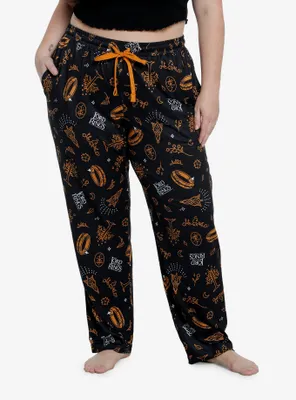 The Lord Of Rings Icons Girls Pajama Pants Plus