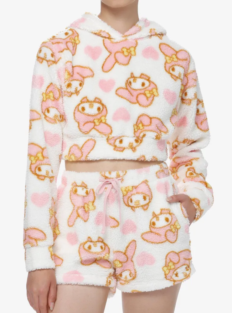 My Melody Allover Print Sherpa Girls Lounge Set