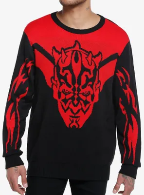 Our Universe Star Wars Darth Maul Intarsia Sweater