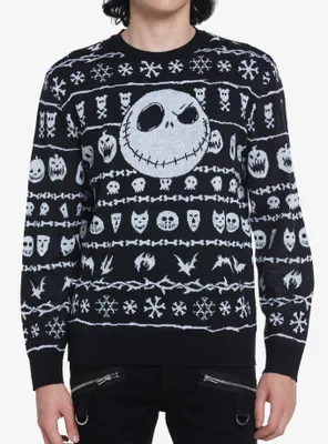 The Nightmare Before Christmas Fair Isle Intarsia Sweater